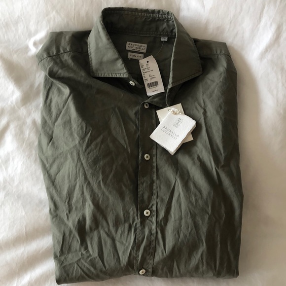 Brunello Cucinelli Other - Brand new men’s slim fit Brunello Cucinelli shirt